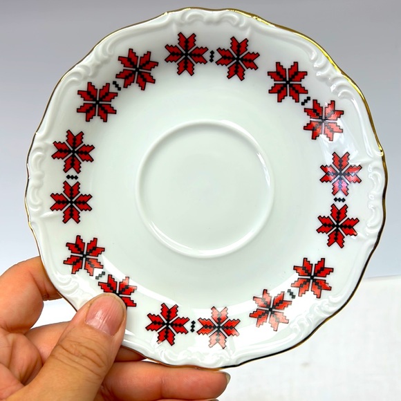 Vintage Ukrainian print tea cup and saucer by “ Edelstein” Germany - Picture 7 of 8